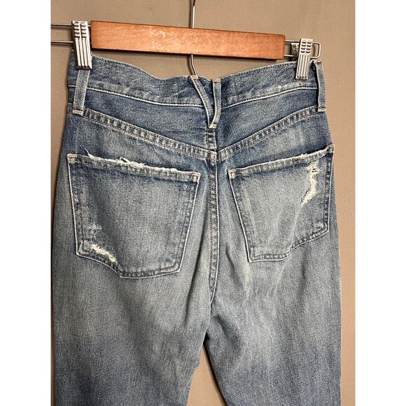 Veronica Beard Jeans 24 Blue Classic High Rise Straight Leg Light Wash Casual - Picture 9 of 16